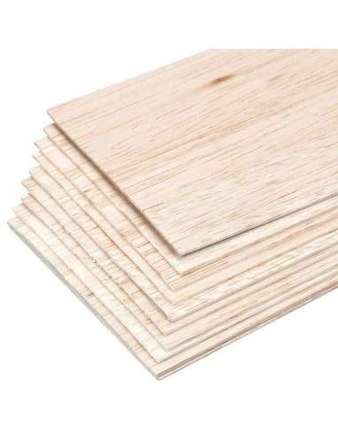 Plancha de Balsa 3 mm x 10mm x 100mm 