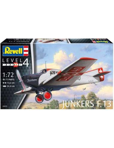 Maqueta Avion Junkers F.13 1/72. Revell