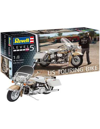 Maqueta Moto Us Touring Bike Escala 1/8