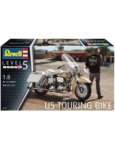 Maqueta Moto Us Touring Bike Escala 1/8