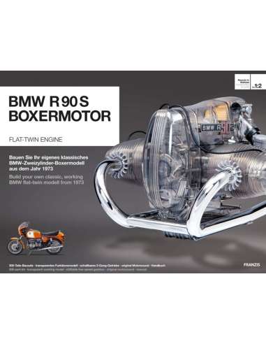 Maqueta Motor Boxer Bmw R90 S Flat Twin.