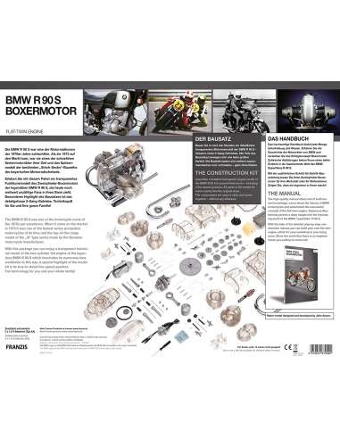 Maqueta Motor Boxer Bmw R90 S Flat Twin.