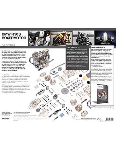 Maqueta Motor Boxer Bmw R90 S Flat Twin.