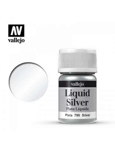 Pintura Plata Gold Liquido 790 Silver