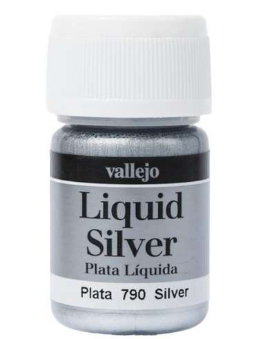 Pintura Plata Gold Liquido 790 Silver