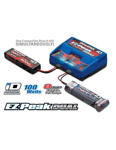 Cargador EZ-Peak Plus Duo 100W Lipo/Nmh