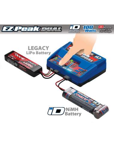 Cargador EZ-Peak Plus Duo 100W Lipo/Nmh