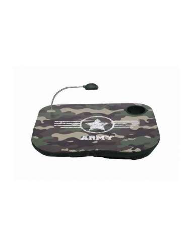 Mesa Portatil con Luz para Pc "Army"
