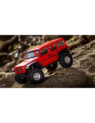 Jeep Wrangler 1/10 4x4 RTR Rojo