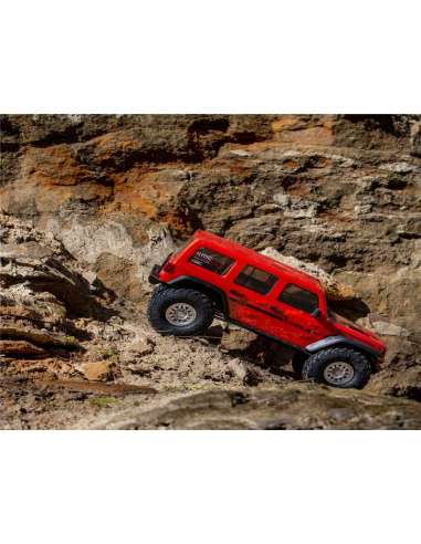 Jeep Wrangler 1/10 4x4 RTR Rojo