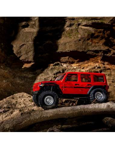 Jeep Wrangler 1/10 4x4 RTR Rojo