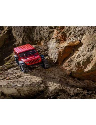 Jeep Wrangler 1/10 4x4 RTR Rojo