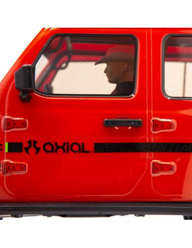 Jeep Wrangler 1/10 4x4 RTR Rojo