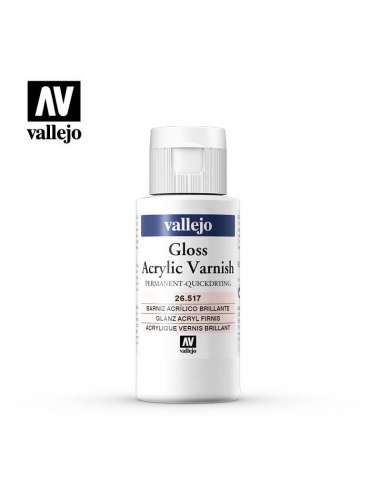 Barniz Permanente Brillante Vallejo 60ml