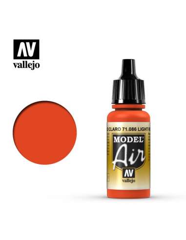 Pintura Model Air Rojo Claro 71086