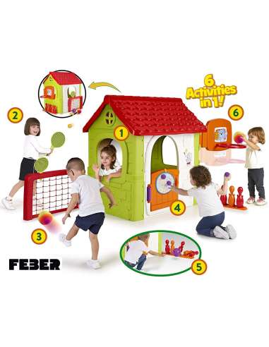 Casa Feber MultiActivity House 6 en 1. 