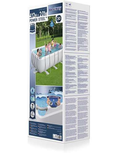 Piscina Tubular Rectangular Power Steel.