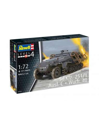 Maqueta 1:72 Sd. Kfz.251/1 Ausf.C+Wurf