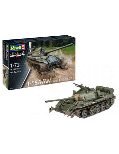 Maqueta 1:72 T-55A/Am With Kmt-6/Emt-5