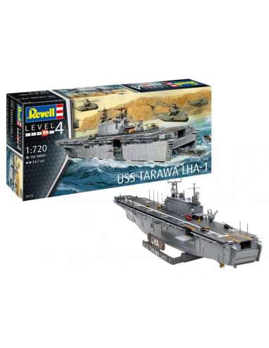 Maqueta 1:720 Assault Ship Uss Tarawa L
