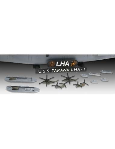 Maqueta 1:720 Assault Ship Uss Tarawa L