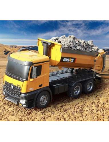 Camion Volquete Huina 1573 Esc 1/14 Luz
