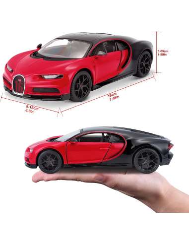 Bugatti Special Edition Negro/Rojo 1/24
