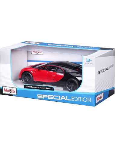 Bugatti Special Edition Negro/Rojo 1/24