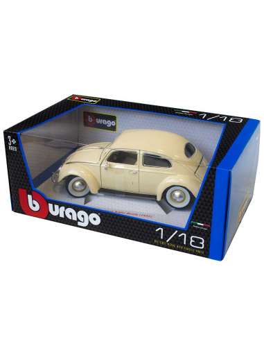 Volkswagen Kafer-Beetle Beige 1/18 Burag