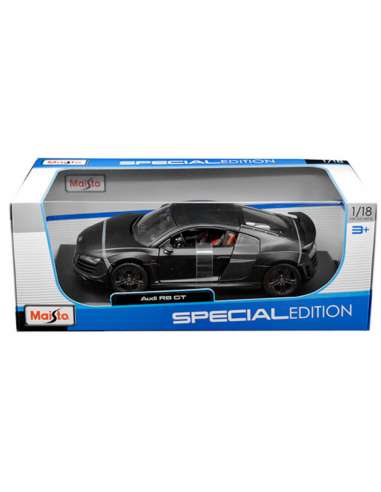 Audi Special R8 GT Negro Escala 1/18
