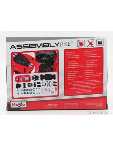 Ferrari 488 Pista Kit Escala 1/24 Maisto