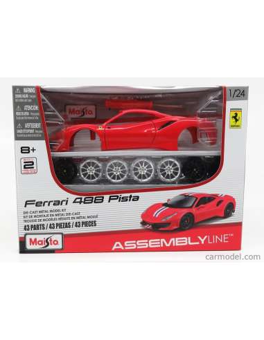 Ferrari 488 Pista Kit Escala 1/24 Maisto