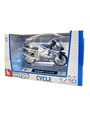 Moto Susuki GSX R750 Escala 1/18