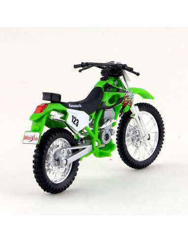 Moto Kawasaki KLX 250SR Esc: 1/18 Maisto