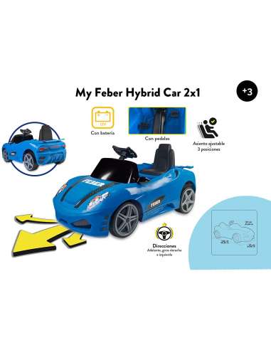 My Feber Hybrid Car 2 X 1 Coche a Bateri