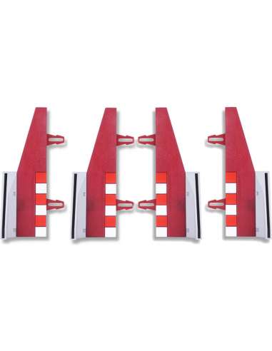 Borde de Cierre de Pista Con Valla (2+2)