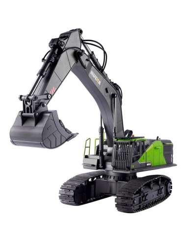 Excavadora Huina 1593 1/14 Pala Metalica