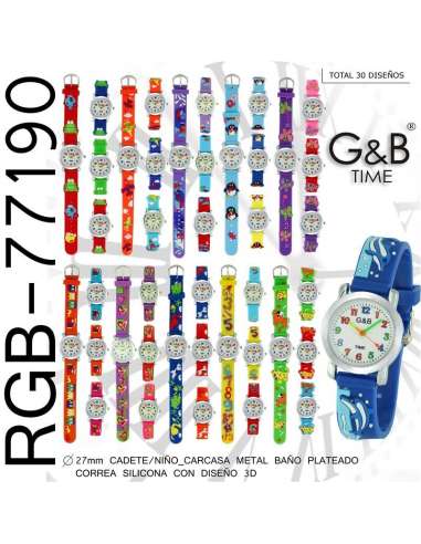 Reloj  Infantil Correa 3D 