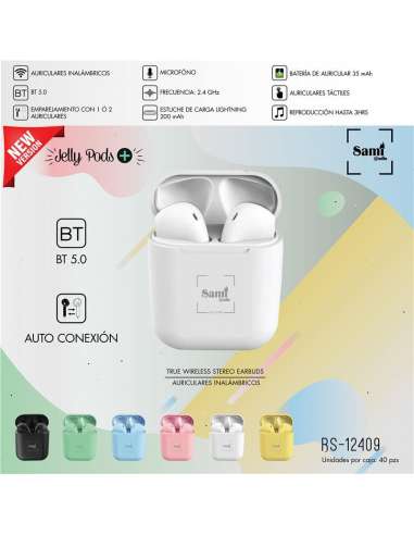Auriculares Inalámbricos Blancos. Auriculares Inalámbricos Blancos.