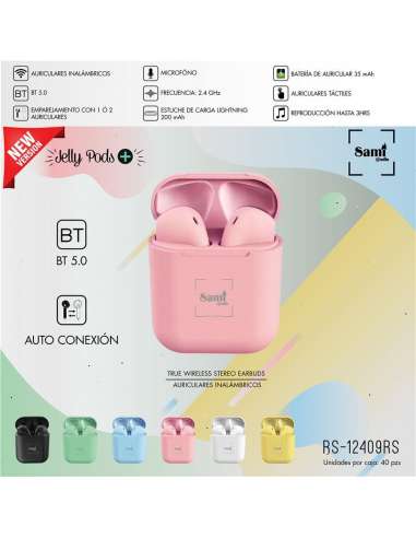 Auriculares Inalámbricos Rosas.