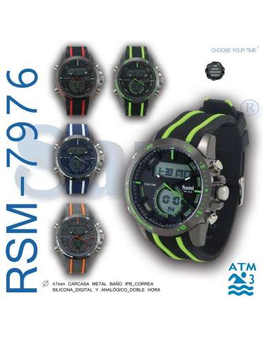 Reloj Sami Digiana Correa De Goma