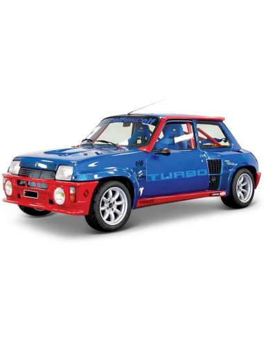1982 Renault 5 R5 Turbo Azul/Rojo 1:24 
