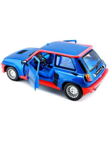 1982 Renault 5 R5 Turbo Azul/Rojo 1:24 
