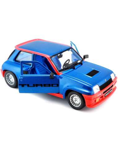 1982 Renault 5 R5 Turbo Azul/Rojo 1:24 