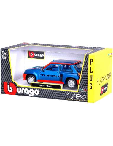 1982 Renault 5 R5 Turbo Azul/Rojo 1:24 