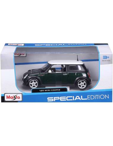 Mini Cooper Color Negro Escala 1/24