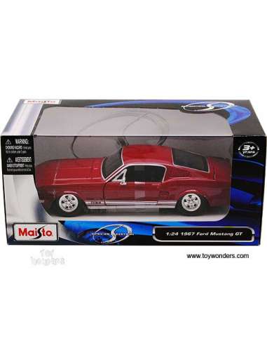 Ford Mustang Gt Color Rojo 1/24