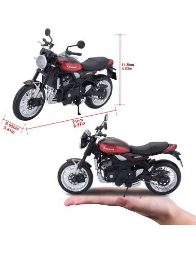 Moto Kawasaki Z900Rs Escala 1/12 Maisto