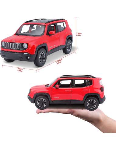 Special Jeep Renegade Color Rojo 1/24