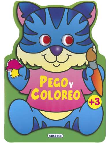 Libro Pego Y Coloreo Animales 3